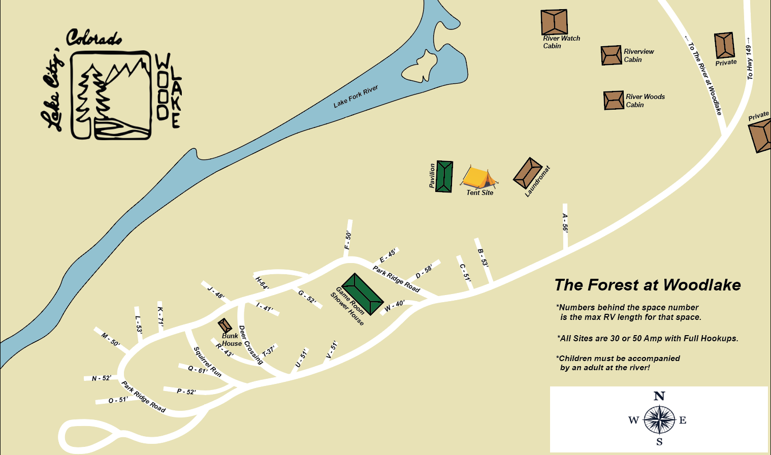 The Forest at Woodlake Site Map